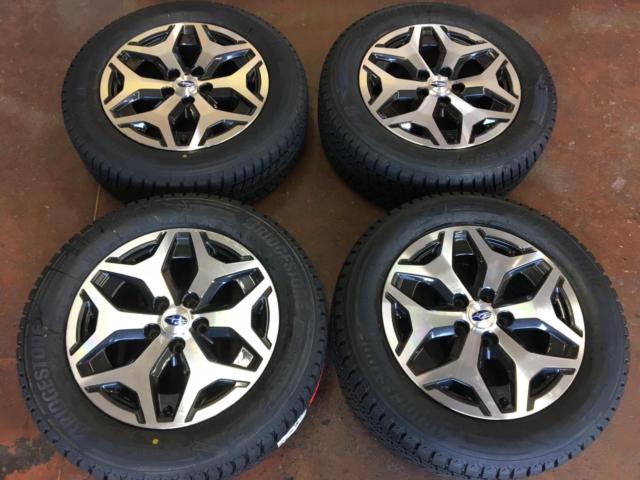 ☆ยางยังไม่ได้ใช้☆ Subaru แท้ (SUBARU) SK series Forester แท้ + BRIDGESTONE (Bridgestone) BLIZZAK DM-V3 225/60-17